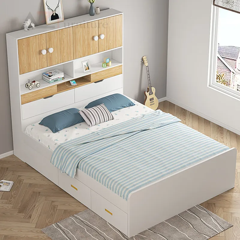 kieu-dang-tre-trung-hien-dai Mẫu giường ngủ gỗ mdf đẹp
