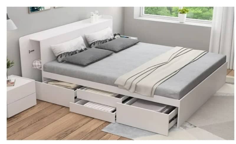 Giường Ngủ 1M2 Gỗ MDF 13 Giường Ngủ 1M2 Gỗ MDF