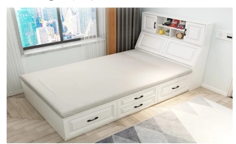 giường ngủ 1m2 gỗ công nghiệp