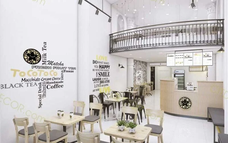 Thiết Kế Quán Cafe Phong Cách Hàn Quốc