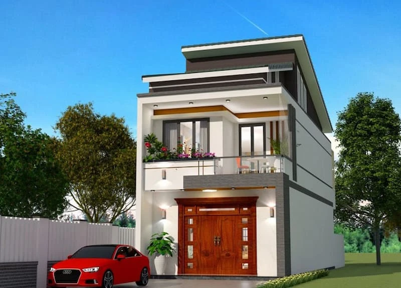 mau-thiet-ke-nha-2-6x15m Có nên thiết kế nội thất không?
