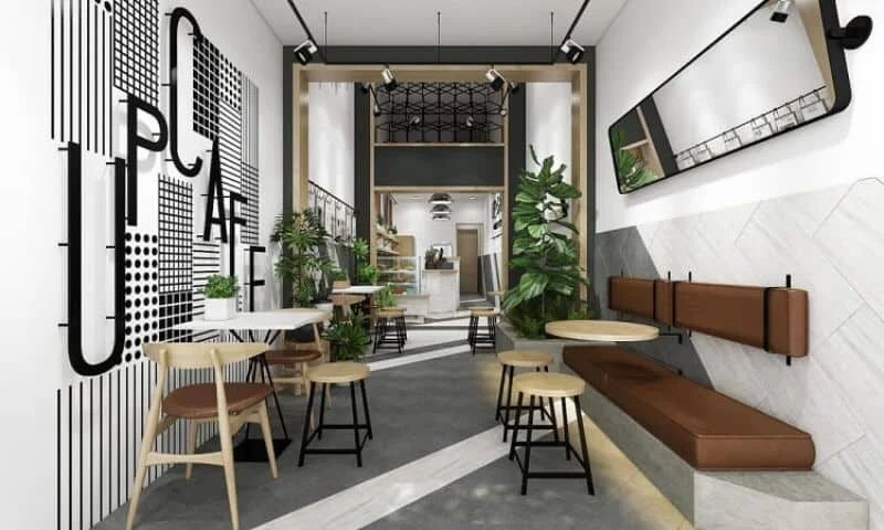 thiết kế quán cafe phong cách hàn quốc