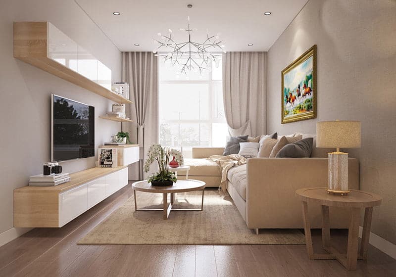 thiết kế nội thất nhà ống mặt tiền 3m