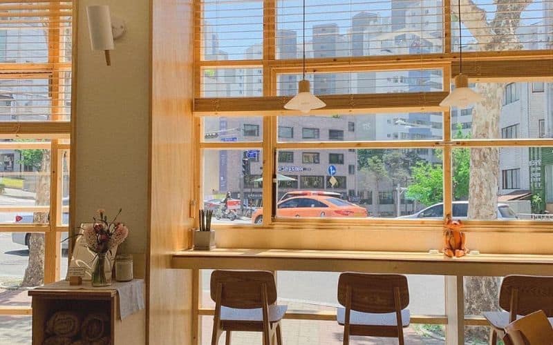 thiết kế quán cafe phong cách hàn quốc
