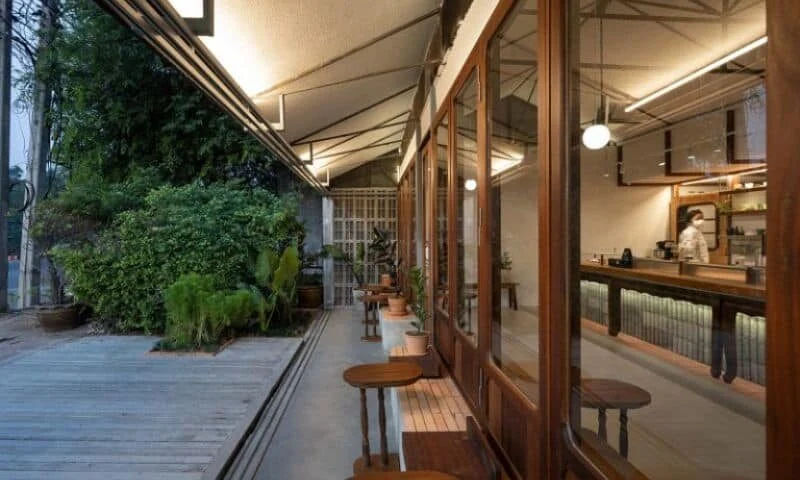 thiết kế quán cafe phong cách nhật bản
