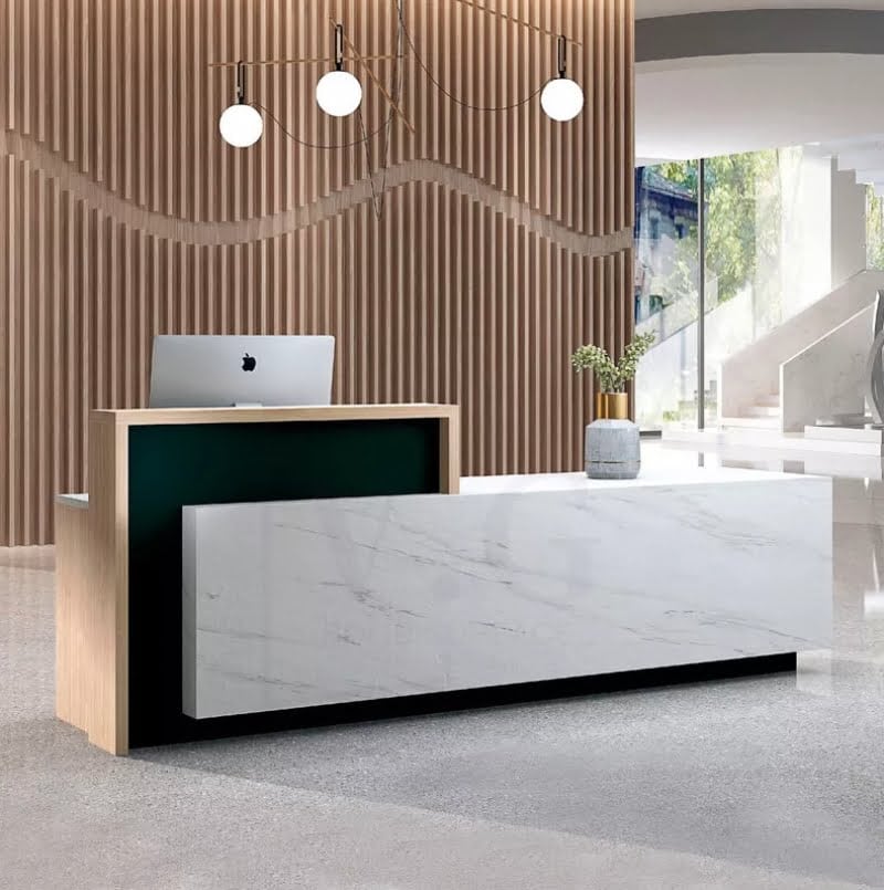 Quầy Lễ Tân Ốp Đá 12 Quầy Lễ Tân 12