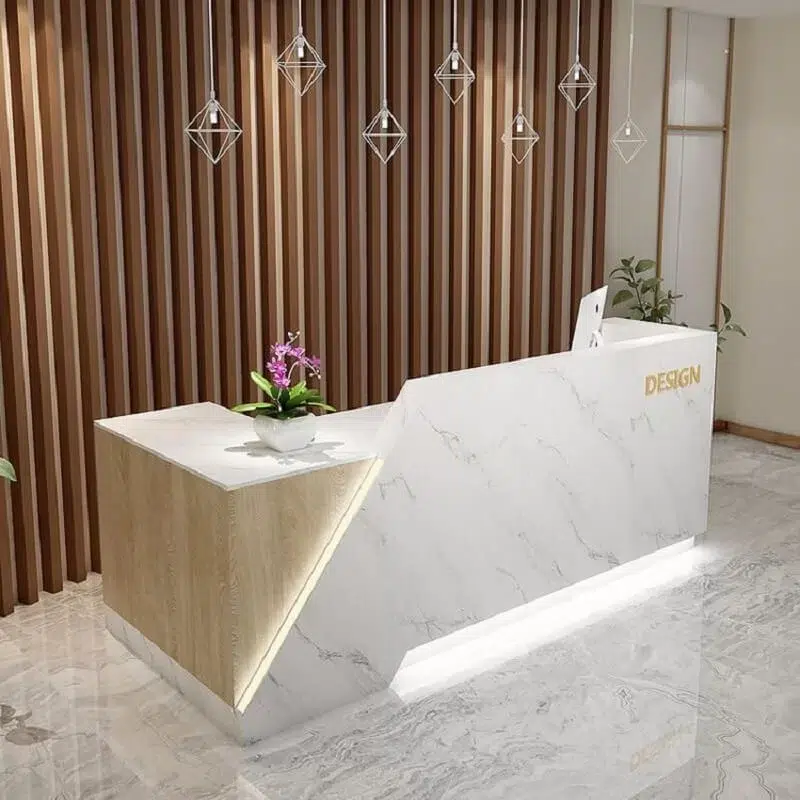 Quầy Lễ Tân Ốp Đá 17 Quầy Lễ Tân 15