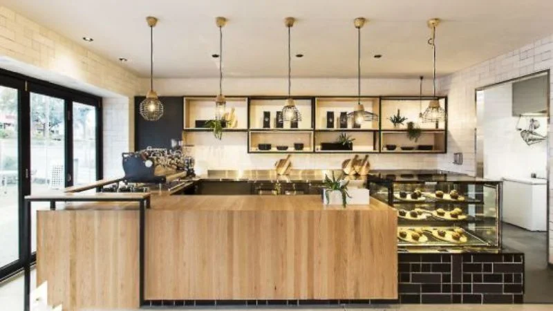 cách bố trí quầy pha chế cafe