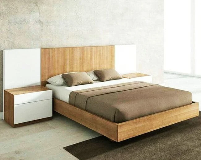 mẫu giường ngủ gỗ mdf đẹp