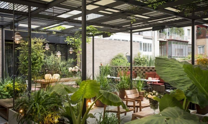 Thiết kế quán cà phê sân vườn đơn giản 5 thiet ke don gian cho aun tao su thoang mat