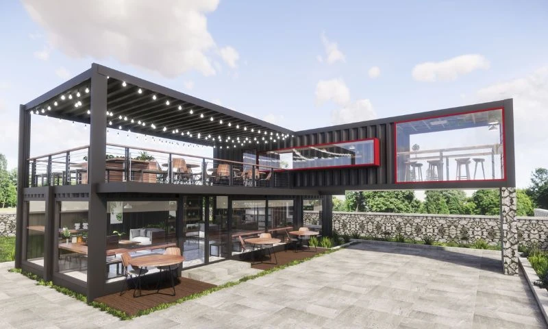 thiet-ke-quan-cafe-2-tang-an-tuong Thiết Kế Quán Cà Phê 2 Tầng