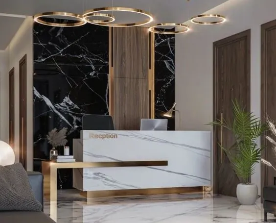 mau-quay-le-tan-nha-nghi-5 5+ Mẫu Quầy Lễ Tân Nhà Nghỉ