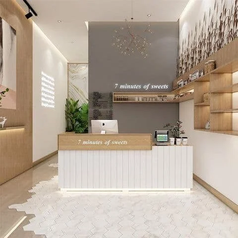Quầy Lễ Tân Nhỏ Gọn đẹp 2