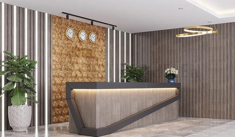 Quầy Lễ Tân Cao Cấp 7 Quầy Lễ Tân Sang Trọng Và Cao Cấp 2