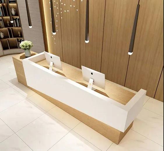 thi-cong-quay-le-tan 12+ Mẫu thiết kế và thi công quầy lễ tân