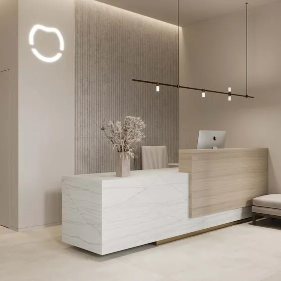 thiet-ke-quay-le-tan-spa-5 Quầy lễ tân Spa nhỏ gọn 2023