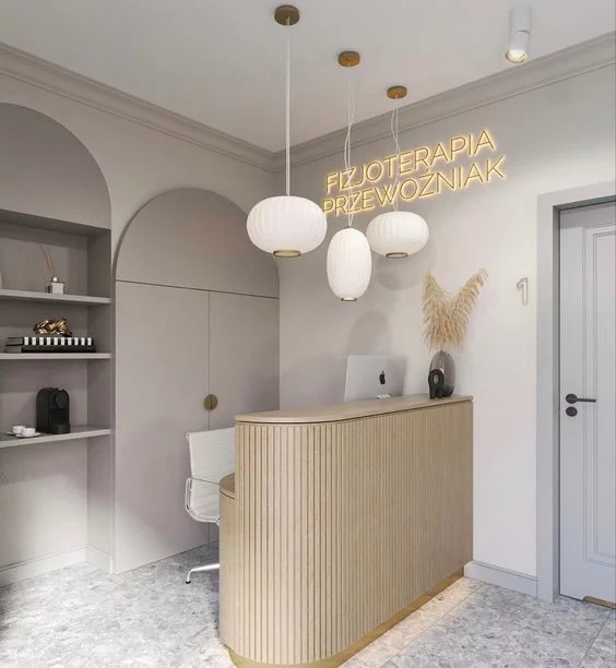 Thiết Kế Quầy Lễ Tân Spa đẹp 4