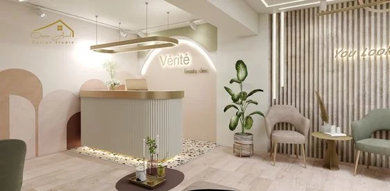 Thiết Kế Quầy Lễ Tân Spa Nhỏ Gọn 2023