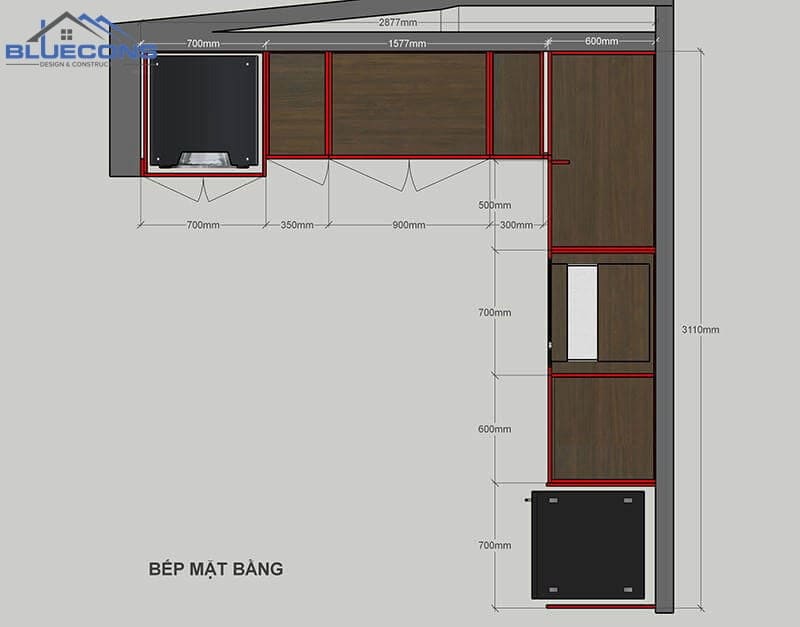 30+ mẫu thiết kế tủ bếp đẹp, phù hợp mọi không gian nhà bếp 25 30+ mẫu thiết kế tủ bếp đẹp, phù hợp mọi không gian nhà bếp