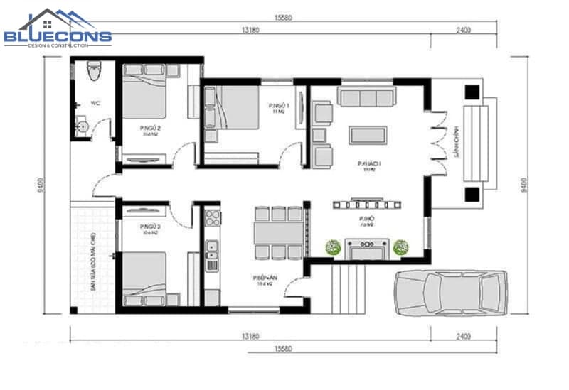 25+ mẫu bản vẽ nhà đơn giản, đẹp và sang trọng nhất 9 25+ mẫu bản vẽ nhà đơn giản, đẹp và sang trọng nhất