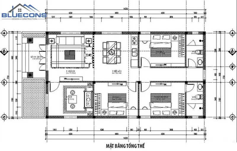 Mau-ban-ve-nha-don-gian 25+ mẫu bản vẽ nhà đơn giản, đẹp và sang trọng nhất