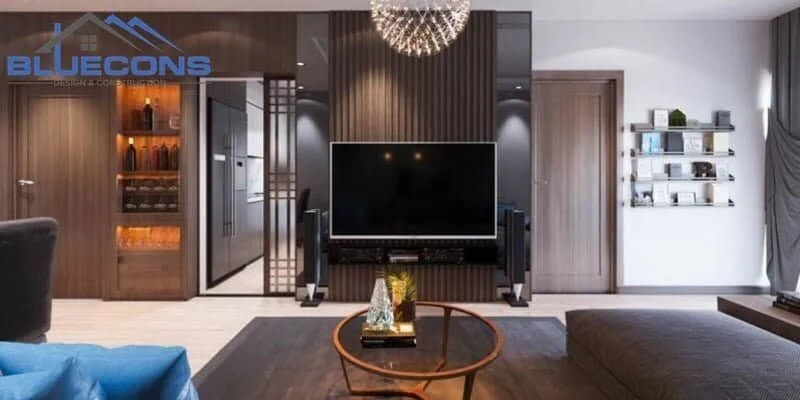 Thiết kế nội thất phòng khách đẹp hiện đại