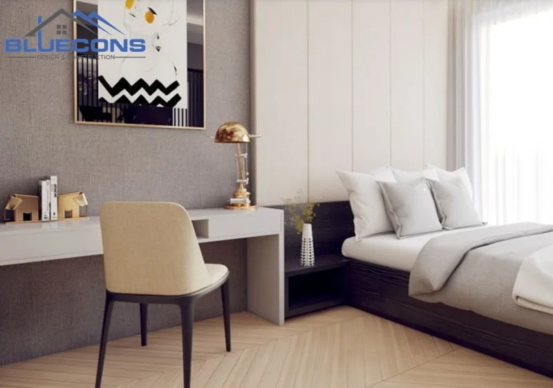 Thiết kế phòng ngủ tối giản