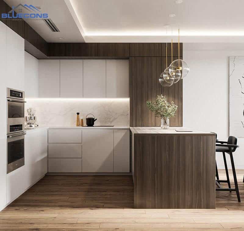 30+ mẫu thiết kế tủ bếp đẹp, phù hợp mọi không gian nhà bếp 27 Bản vẽ tủ bếp chữ L