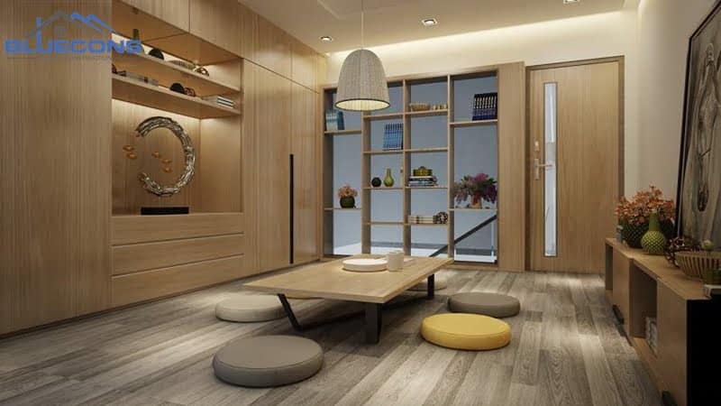 Báo giá đồ nội thất gỗ công nghiệp tại Bluecons 2023 6 Nội thất từ ván phủ melamine