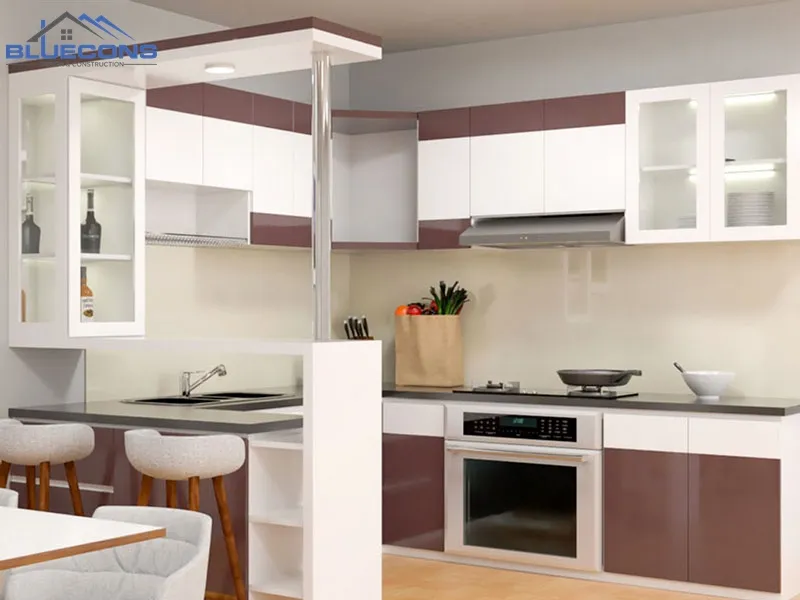 phong-cach-thiet-ke-phong-bep-tien-nghi Báo giá đồ nội thất gỗ công nghiệp tại Bluecons 2023