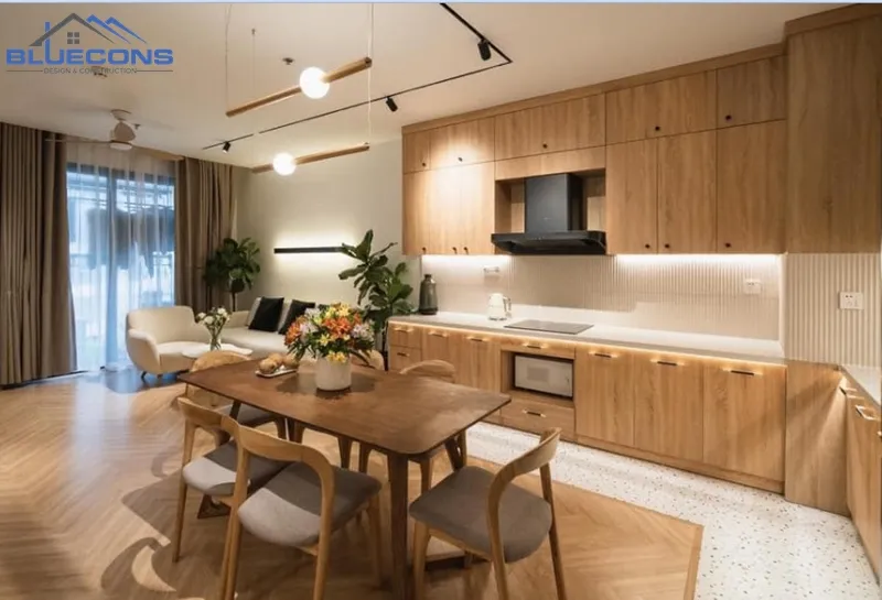 tu-bep-MDF-cao-kich-tran 30+ Mẫu thiết kế tủ bếp đẹp