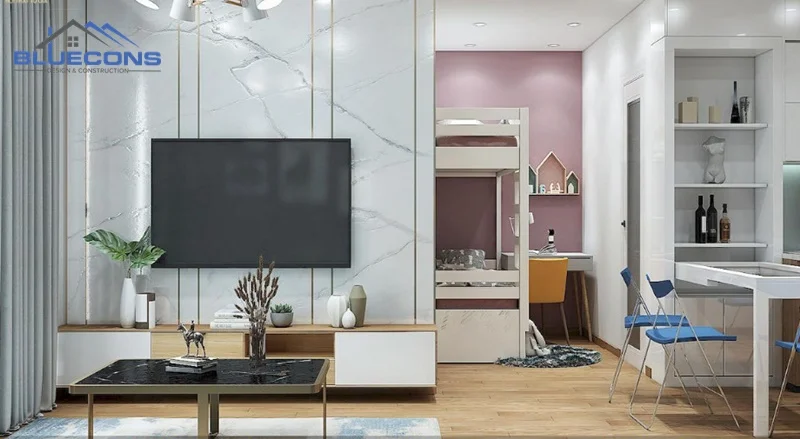 Can-ho-mini-20m2 60+ mẫu thiết kế nội thất chung cư mini hiện đại, sang trọng