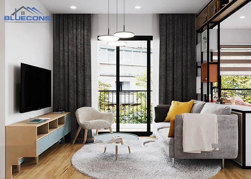 Chung-cu-mini-50m2 60+ mẫu thiết kế nội thất chung cư mini hiện đại, sang trọng