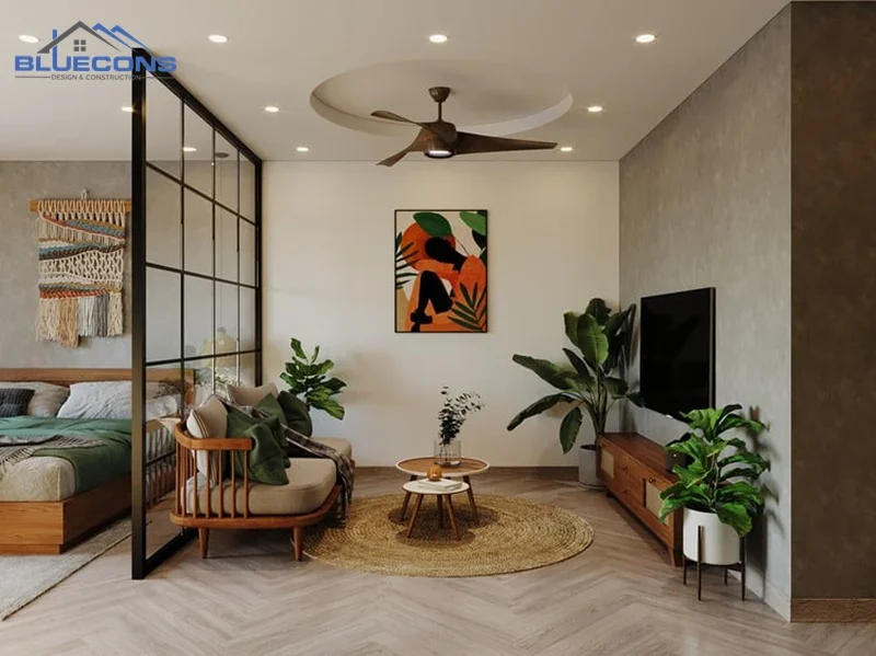 Không gian xanh trong thiết kế nội thất chung cư mini