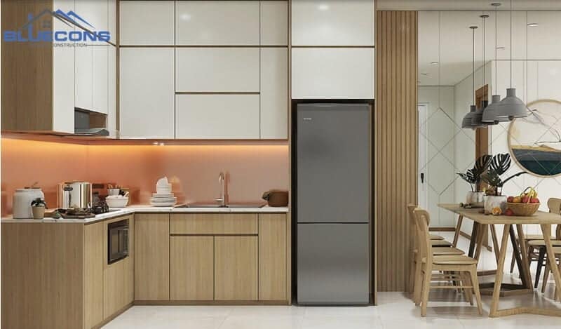 Bảng báo giá thiết kế nội thất cập nhật mới nhất 2023 14 Phòng bếp phong cách Bắc Âu