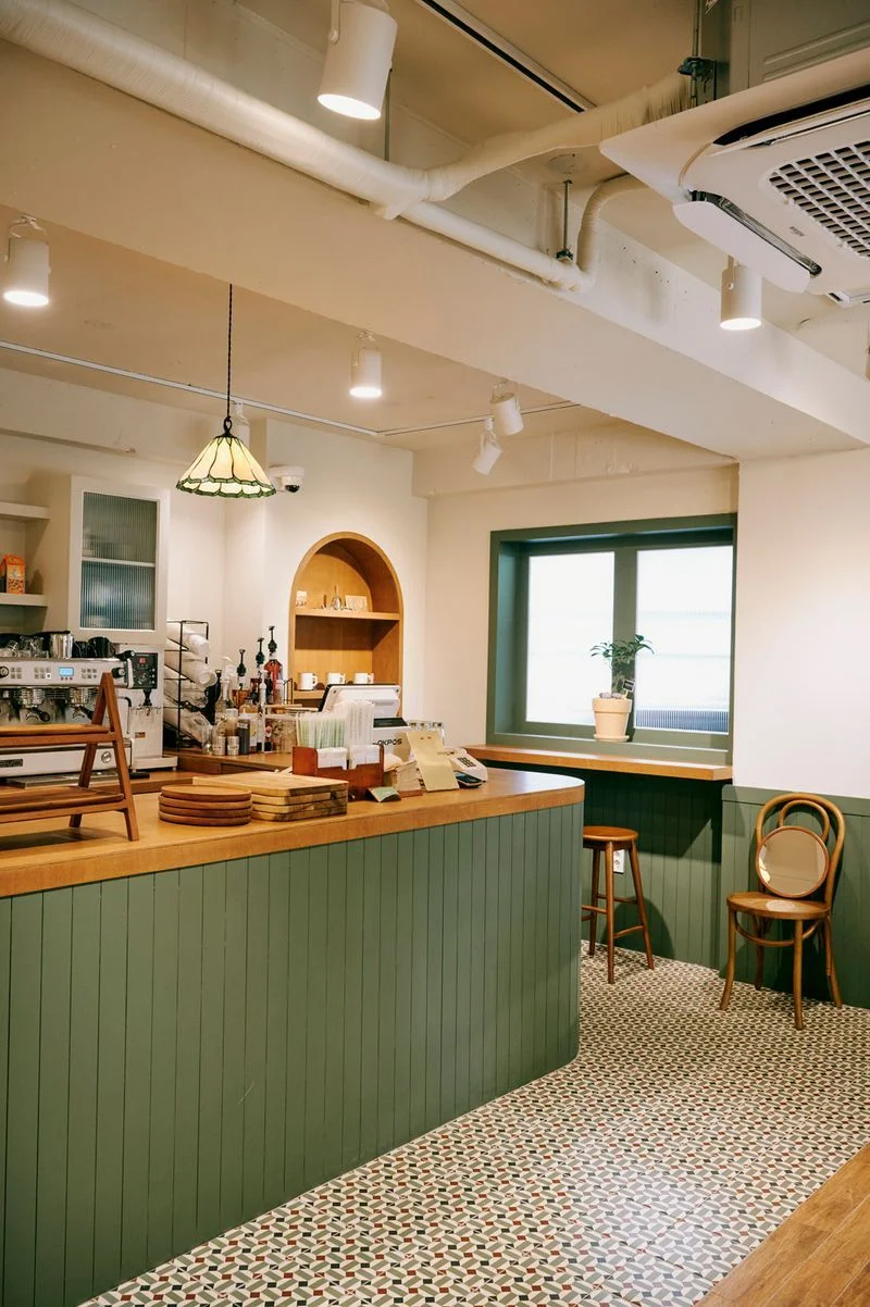 Quầy Cafe Bằng Gỗ Công Nghiệp 5