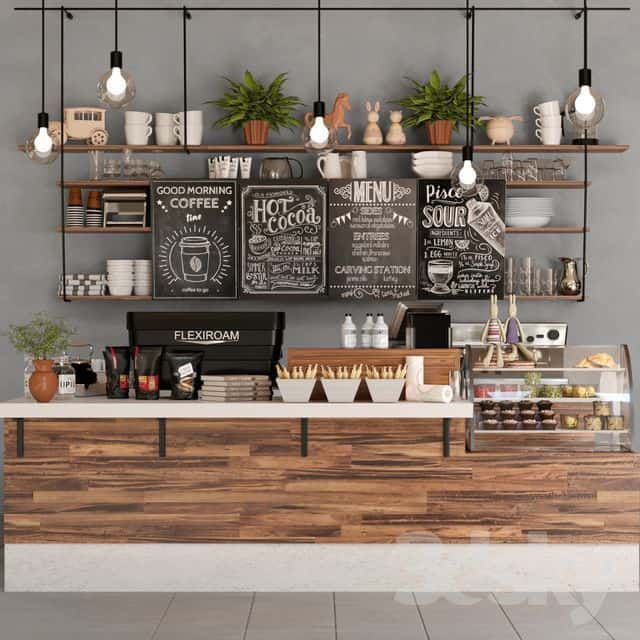 Quầy Cafe Kết Hợp Bánh 9 Quầy Cafe kết hợp Bánh 5