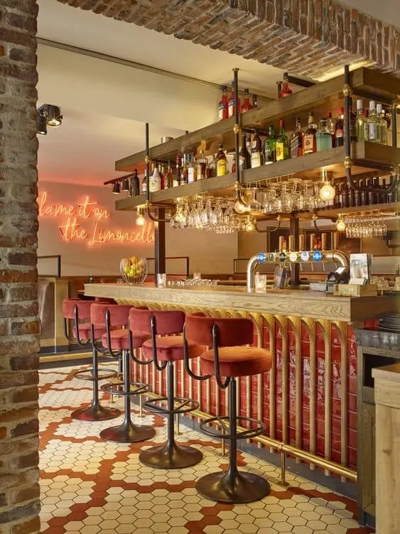 Quầy bar 2 tầng