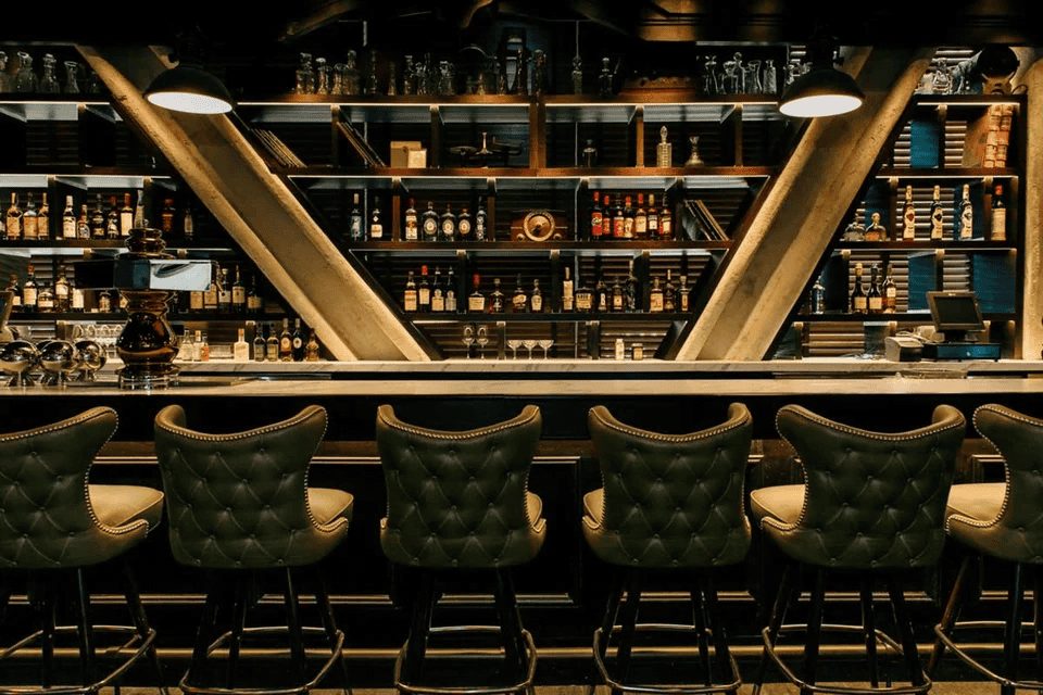 Quầy bar bia nhà hàng