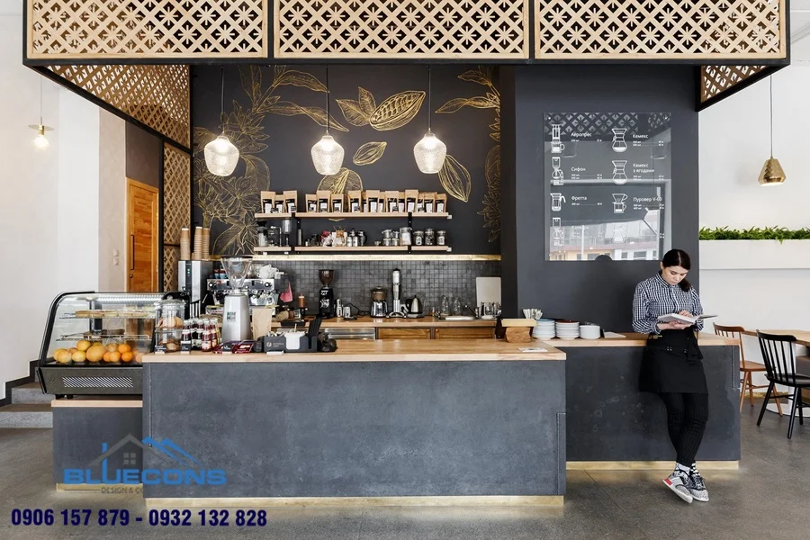 Quay-bar-cafe-don-gian Quầy bar cafe đơn giản