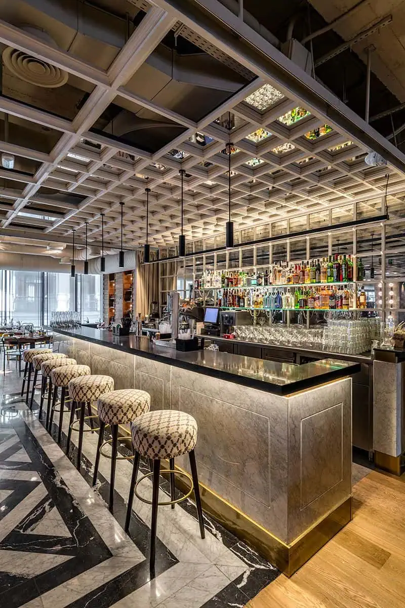 Quay-bar-da-ket-hop-led Quầy Bar