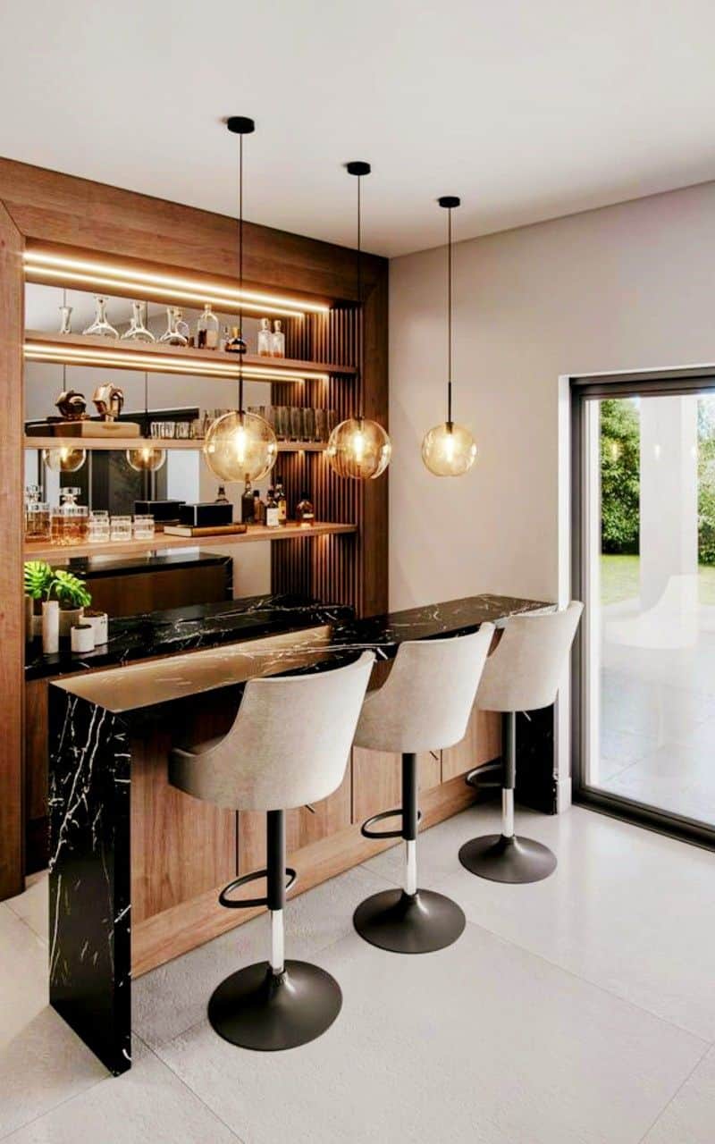 Quầy bar gia đình - Quầy pha chế gia đình tiện lợi nhất 6 Quầy bar gia đình