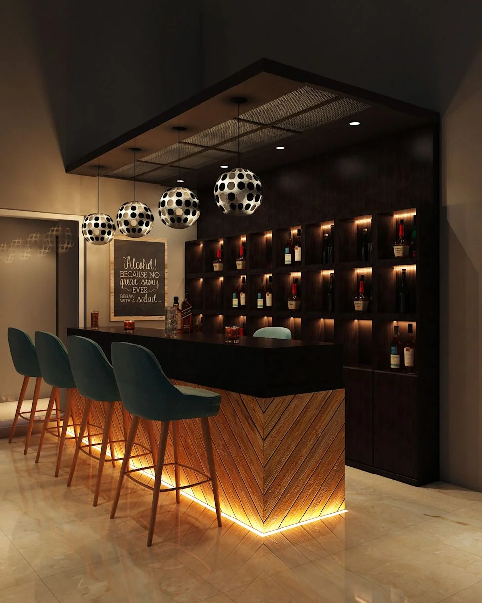 Quay-bar-ket-hop-Led-3 Quầy bar kết hợp Led