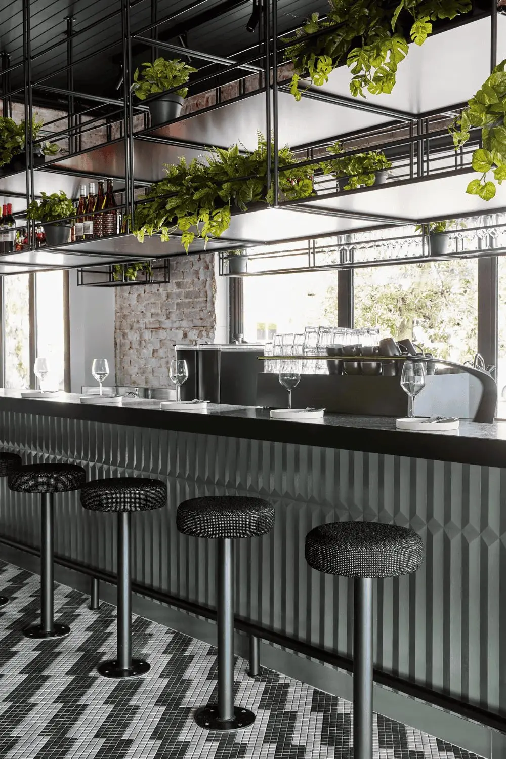 Quầy cafe bằng đá