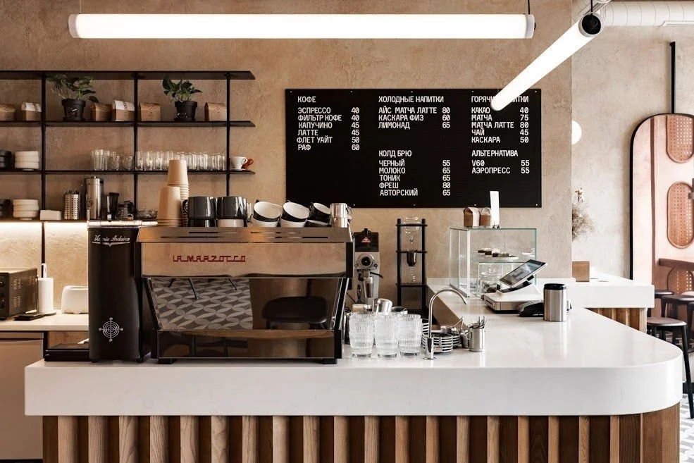 Quay-cafe-chu-L-3 Quầy cafe chữ L