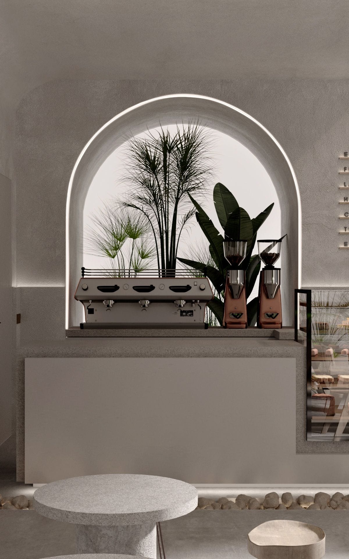 Quầy cafe đơn giản 6 Quầy cafe đơn giản