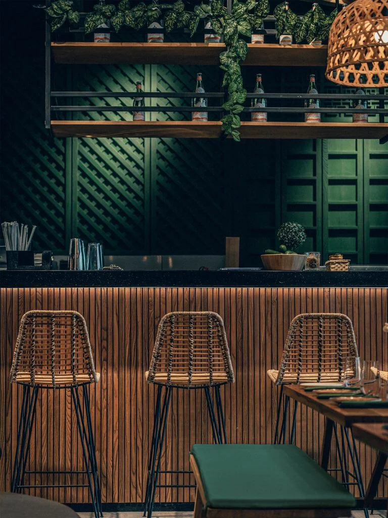 Quầy cafe đơn giản