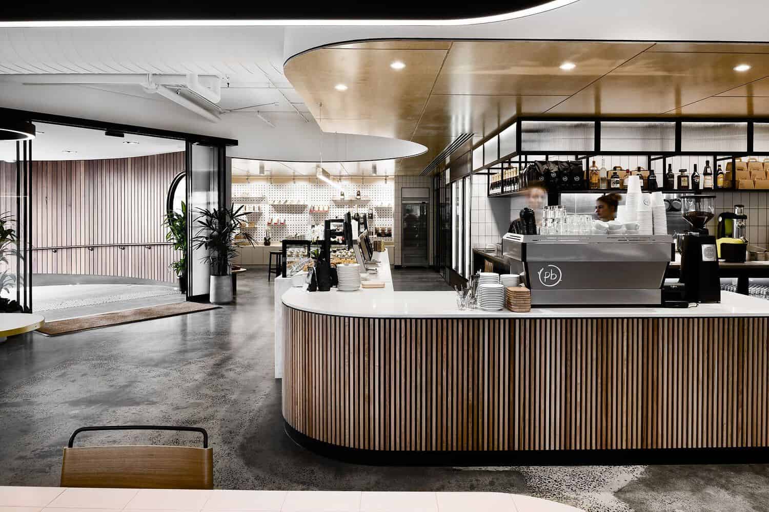 Quầy Cafe Bằng Gỗ Kết Hợp Khung Sắt 11 Quầy cafe gỗ kết hợp khung sắt