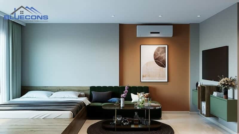 60+ mẫu thiết kế nội thất chung cư mini hiện đại, sang trọng 29 Thiết kế căn hộ mini 50m2