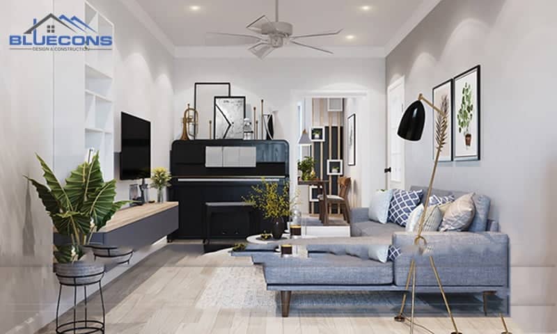 60+ mẫu thiết kế nội thất chung cư mini hiện đại, sang trọng 21 Thiết kế chung cư mini 40m2